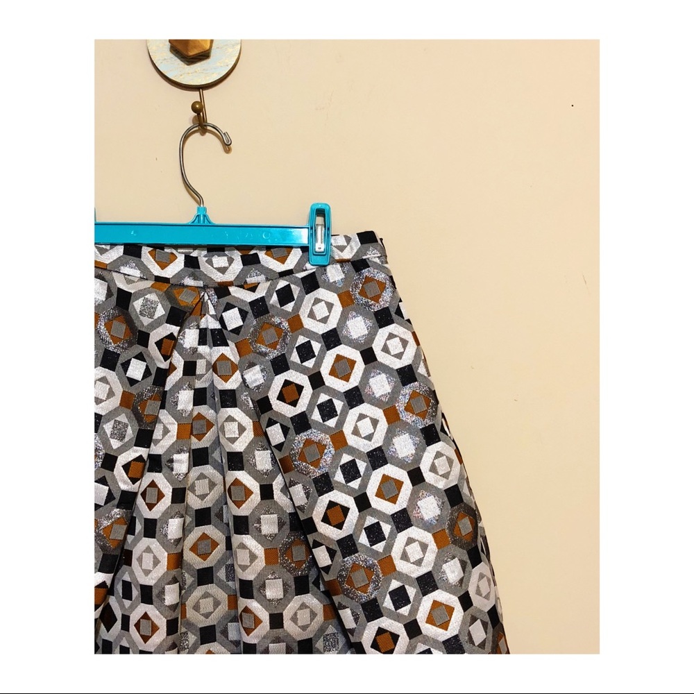 Eva Franco full metallic skirt